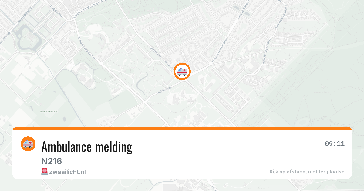 Ambulance melding — 3 feb 2026