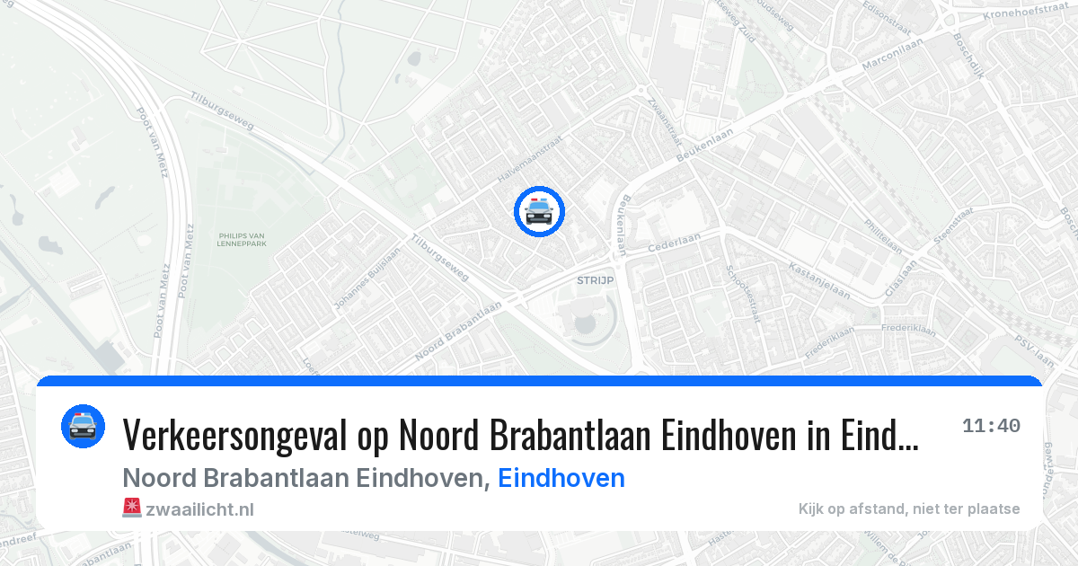 Verkeersongeval op Noord Brabantlaan Eindhoven in Eindhoven — 7 apr 2026