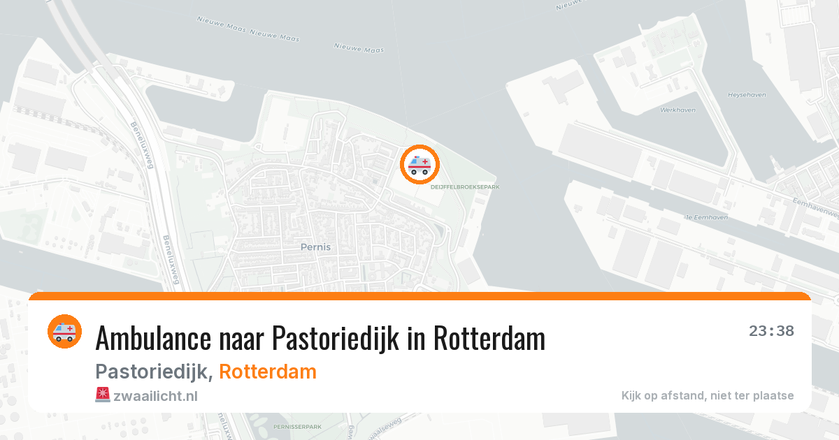 Ambulance naar Pastoriedijk in Rotterdam — 27 mei 2026