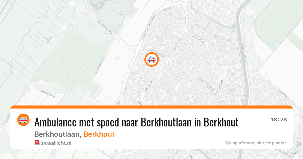 Ambulance met spoed naar Berkhoutlaan in Berkhout — 22 jan 2026