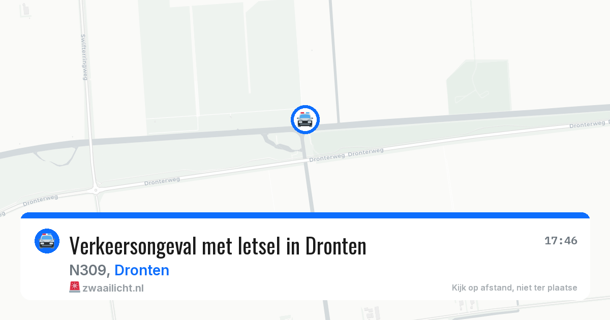 Verkeersongeval met letsel in Dronten — 20 jan 2026