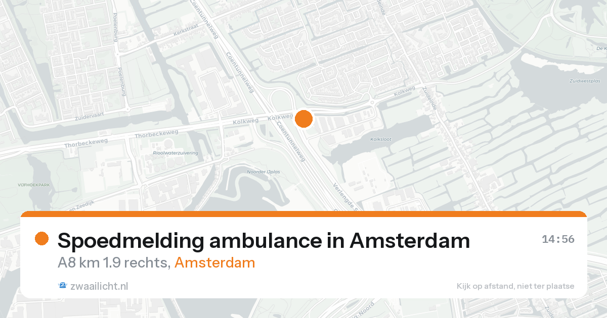 Spoedmelding ambulance in Amsterdam — 16 aug 2026