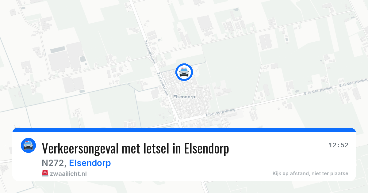 Verkeersongeval met letsel in Elsendorp — 11 jun 2026