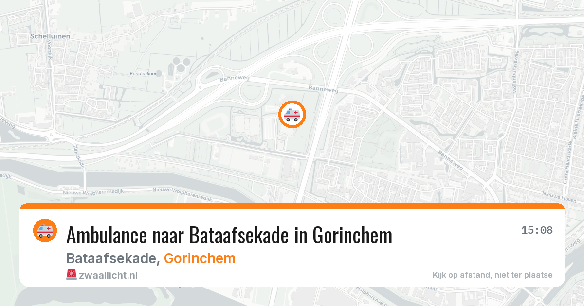 Ambulance naar Bataafsekade in Gorinchem — 7 jun 2026