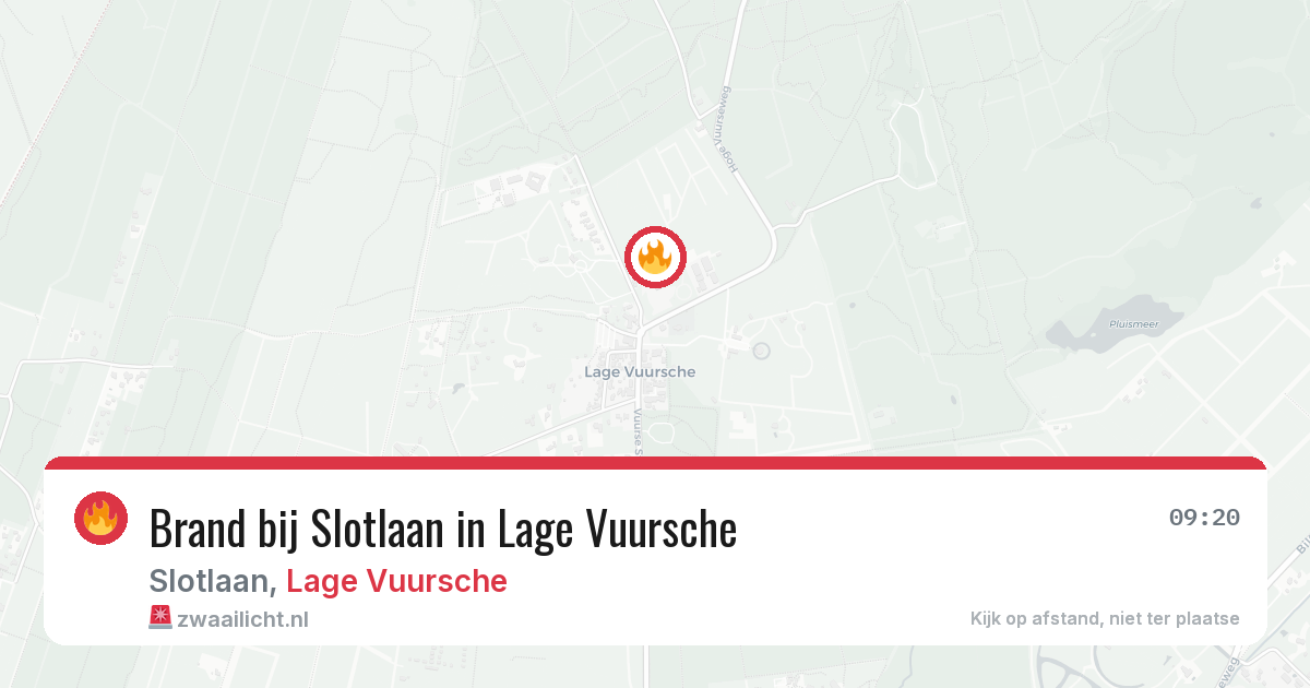 Brand bij Slotlaan in Lage Vuursche — 28 jun 2026
