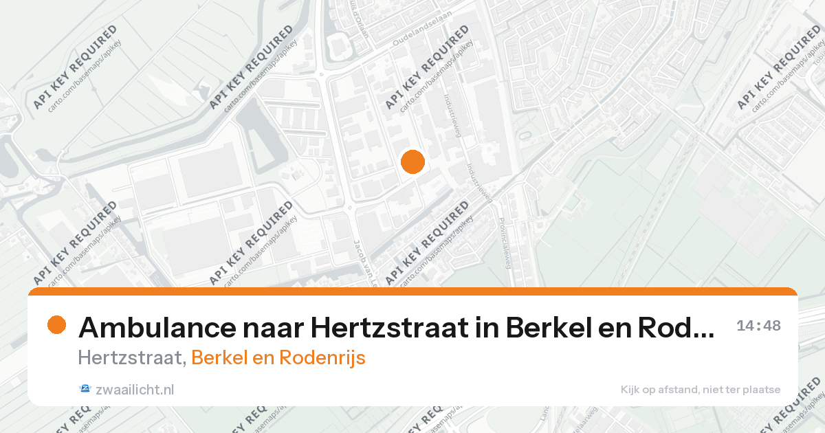Ambulance naar Hertzstraat in Berkel en Rodenrijs — 26 aug 2026
