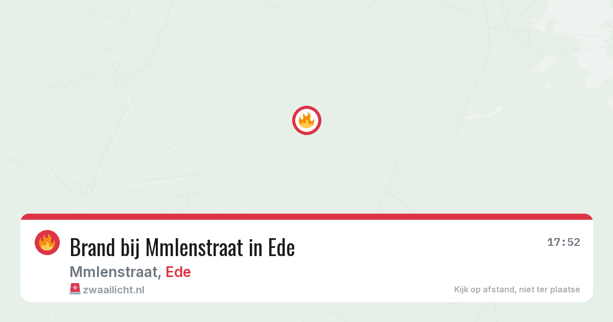 Brand bij Mmlenstraat in Ede — 7 jul 2026