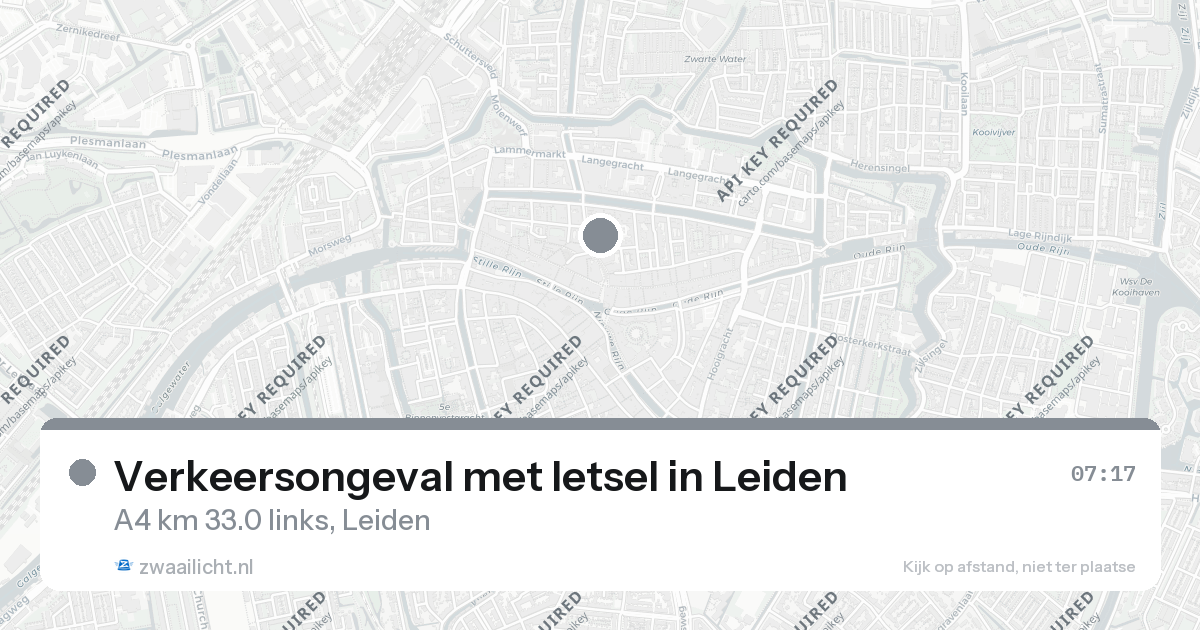 Verkeersongeval met letsel in Leiden — 5 mrt 2026