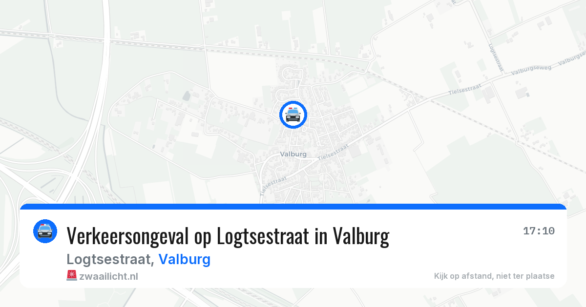 Verkeersongeval op Logtsestraat in Valburg — 5 jun 2026