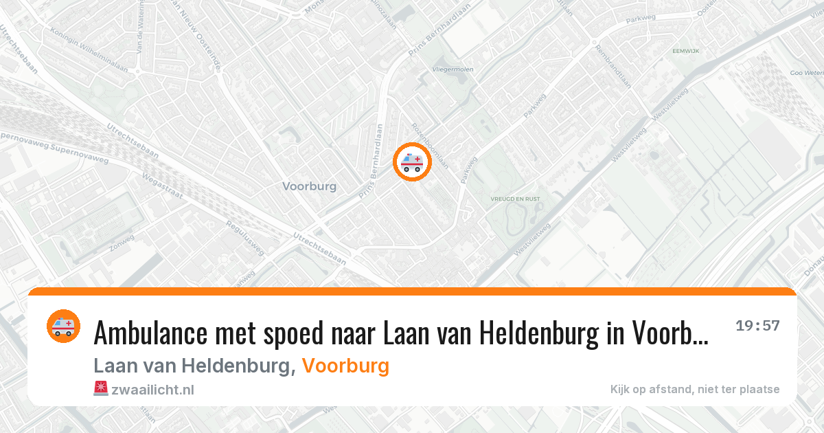 Ambulance met spoed naar Laan van Heldenburg in Voorburg — 21 jan 2026