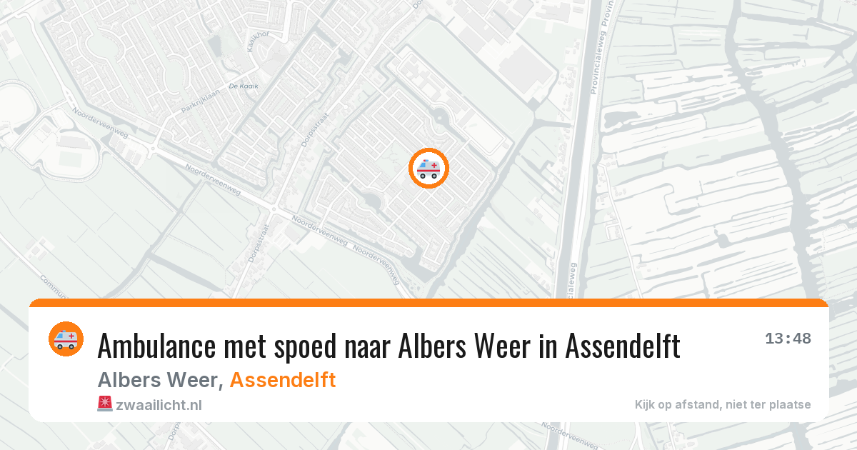 Ambulance met spoed naar Albers Weer in Assendelft — 21 jan 2026