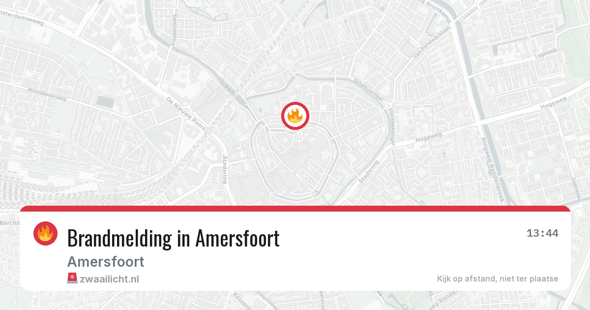 Brandmelding in Amersfoort — 25 jun 2026