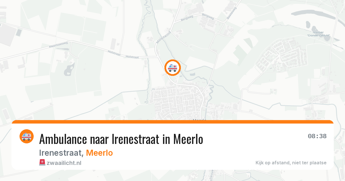Ambulance naar Irenestraat in Meerlo — 26 jun 2026