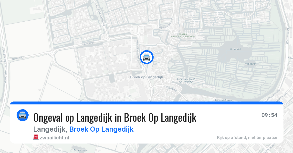 Ongeval op Langedijk in Broek Op Langedijk — 19 mei 2026