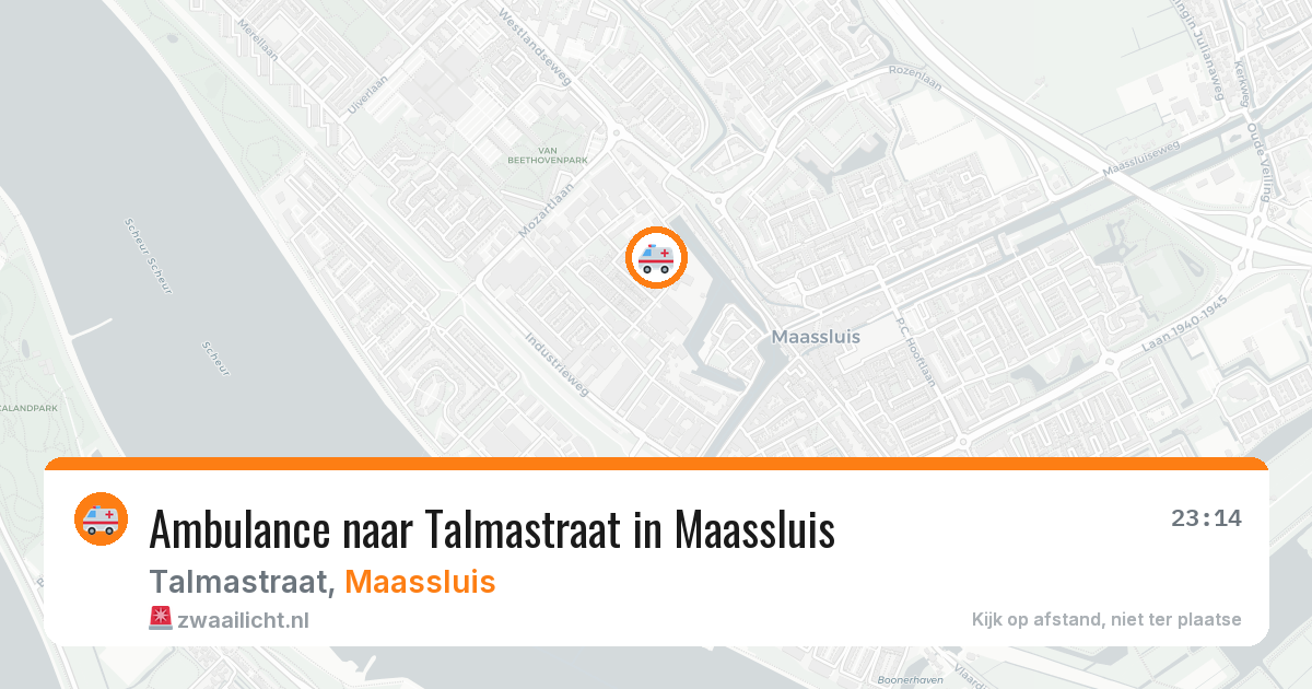 Ambulance naar Talmastraat in Maassluis — 25 mrt 2026