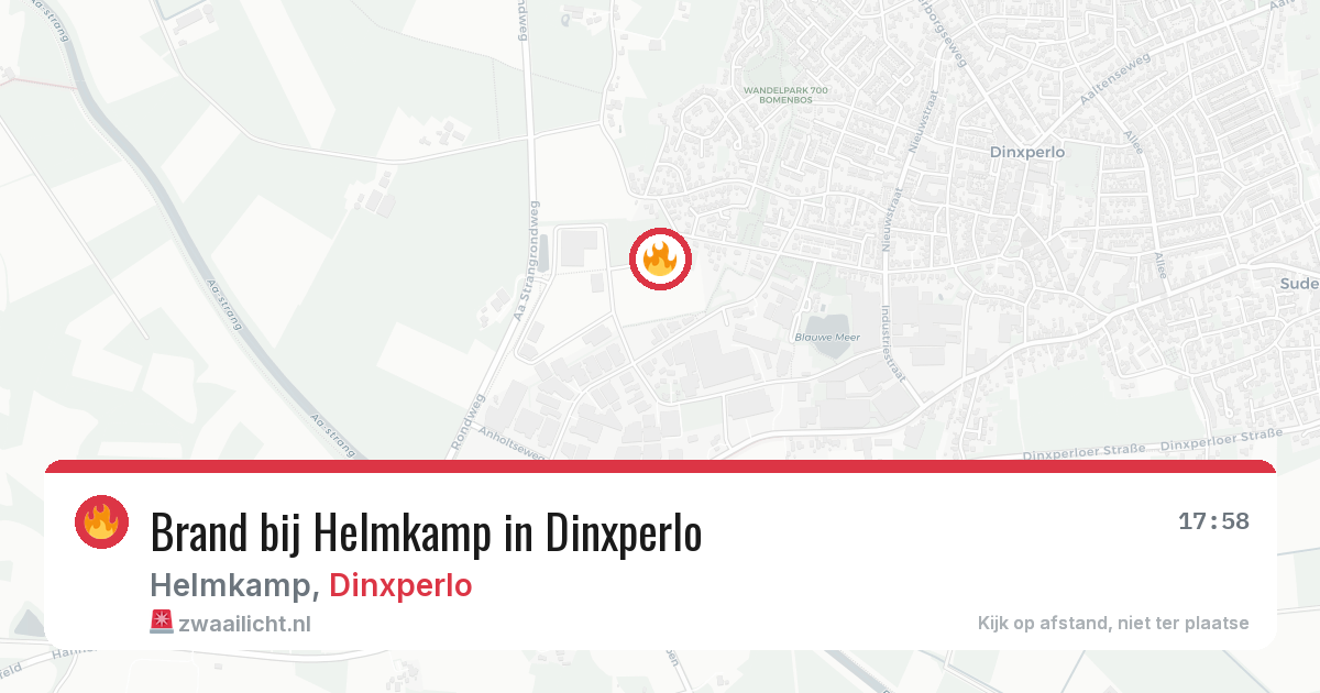 Brand bij Helmkamp in Dinxperlo — 23 jul 2026