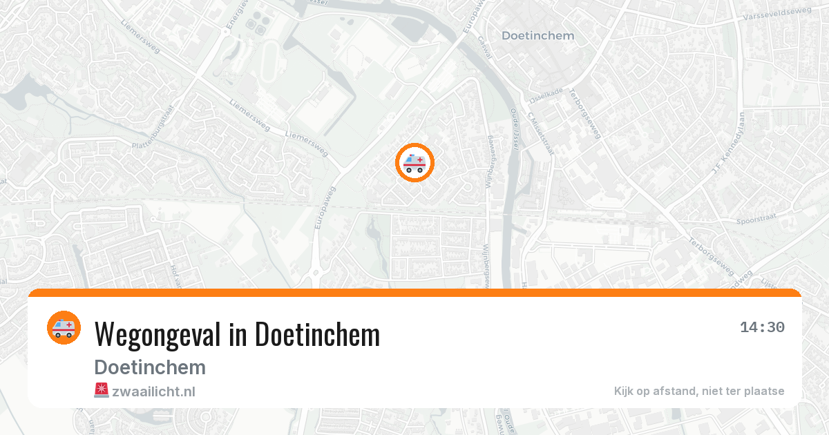 Wegongeval in Doetinchem — 28 jul 2026