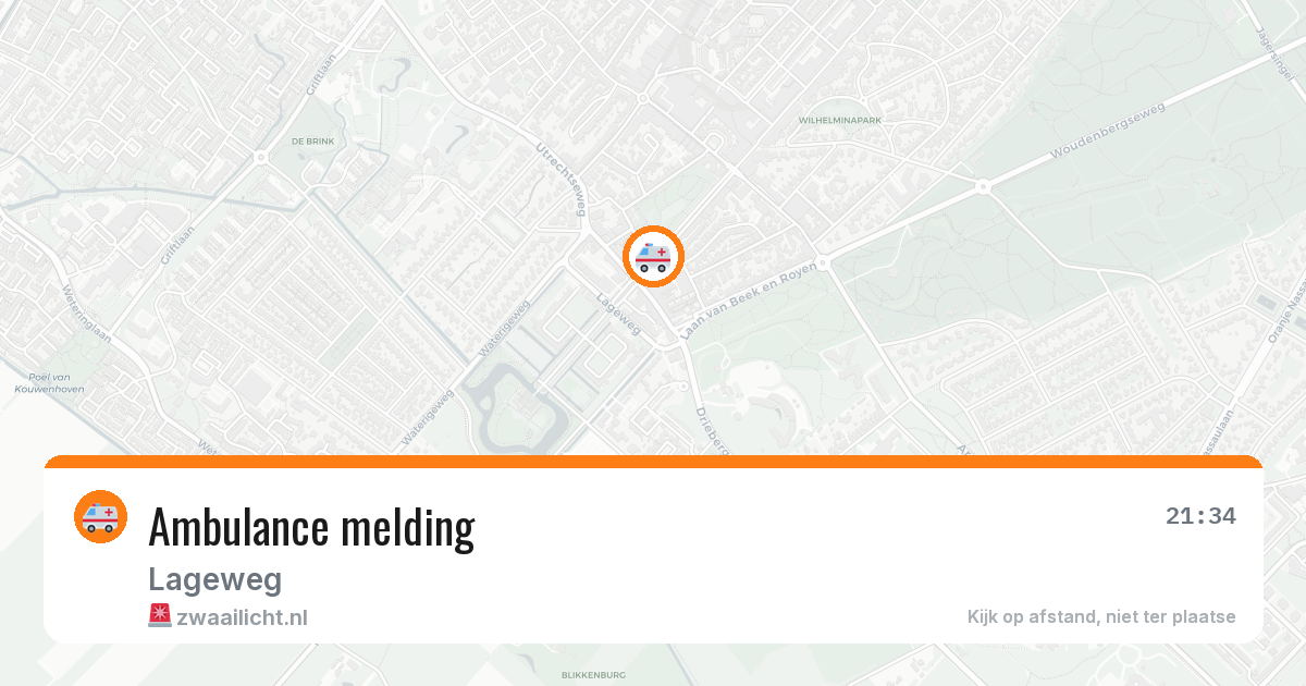 Ambulance melding — 27 jun 2026