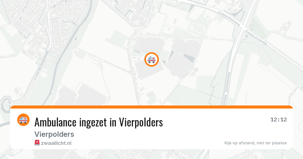 Ambulance ingezet in Vierpolders — 11 aug 2026