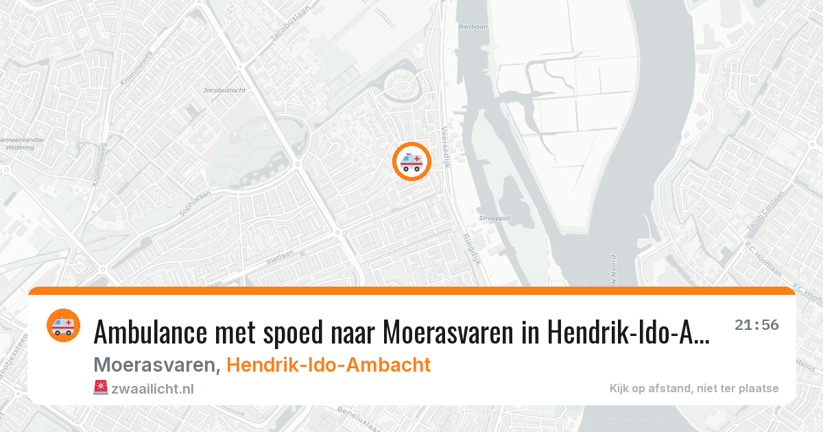 Ambulance met spoed naar Moerasvaren in Hendrik-Ido-Ambacht — 11 feb 2026