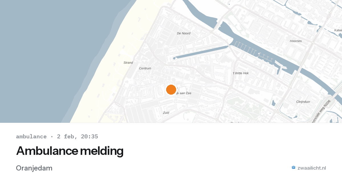 Ambulance melding — 2 feb 2026