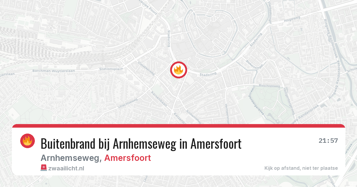 Buitenbrand bij Arnhemseweg in Amersfoort — 13 apr 2026