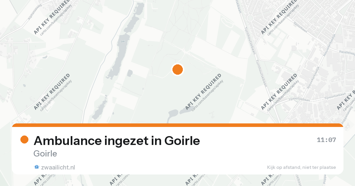 Ambulance ingezet in Goirle — 26 aug 2026