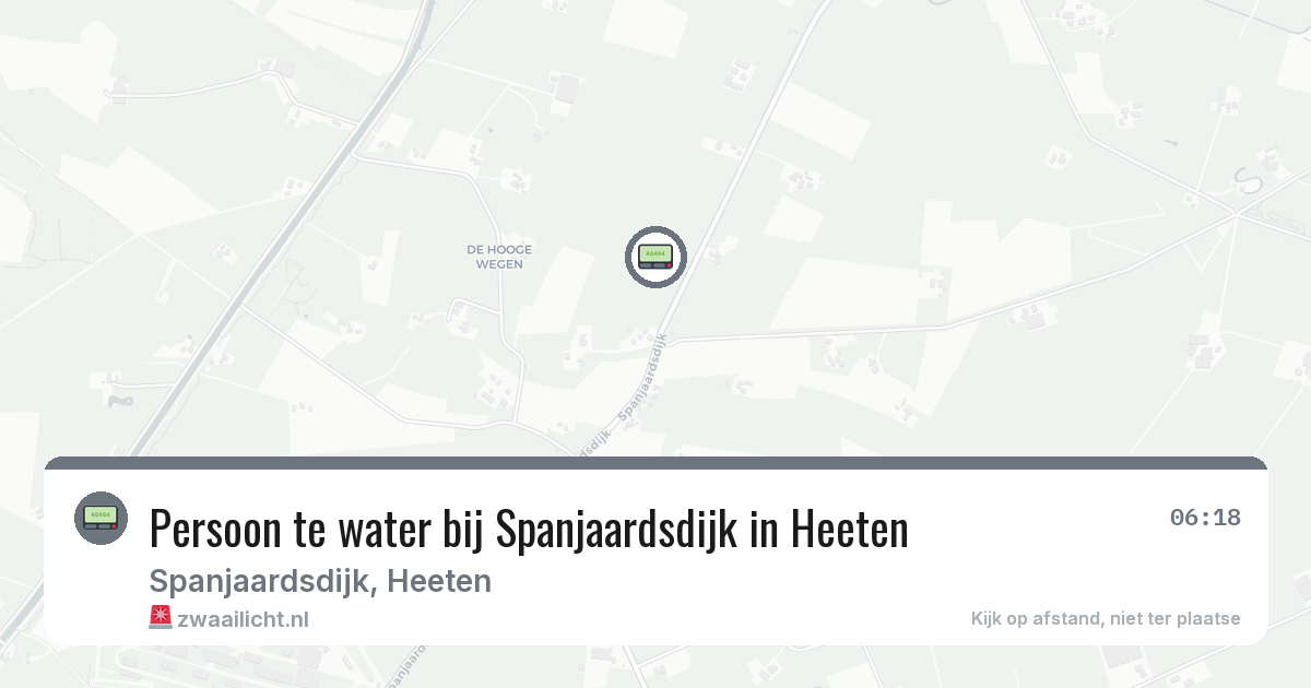 Persoon te water bij Spanjaardsdijk in Heeten — 2 feb 2026