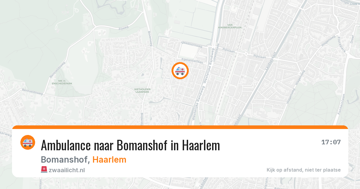 Ambulance naar Bomanshof in Haarlem — 8 feb 2026