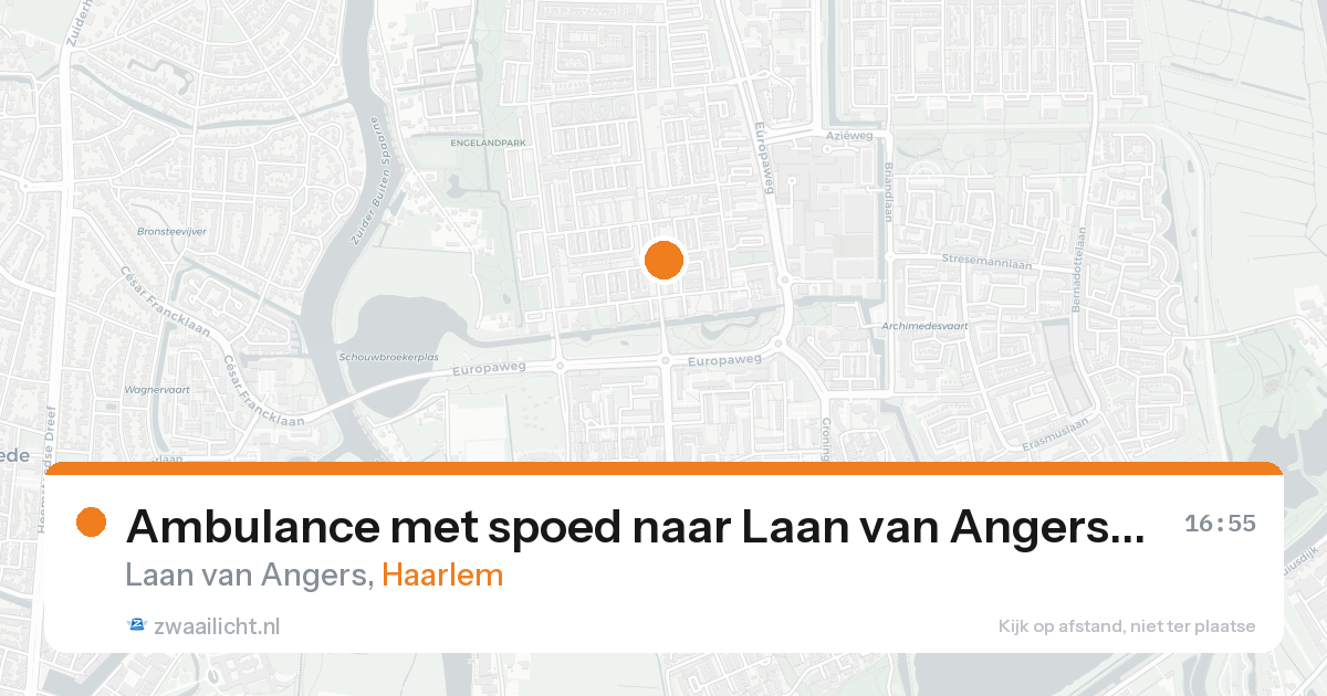 Ambulance met spoed naar Laan van Angers in Haarlem — 31 jan 2026