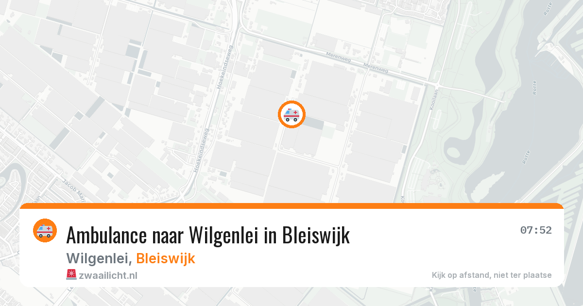 Ambulance naar Wilgenlei in Bleiswijk — 4 jun 2026