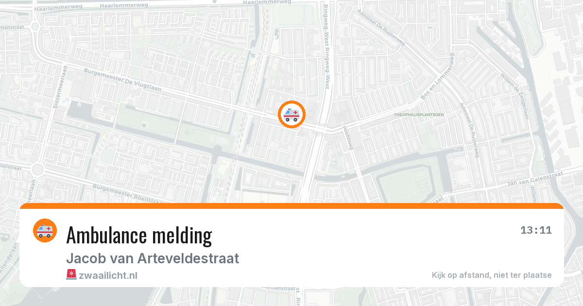 Ambulance melding — 27 apr 2026