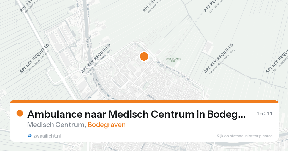 Ambulance naar Medisch Centrum in Bodegraven — 2 jul 2026