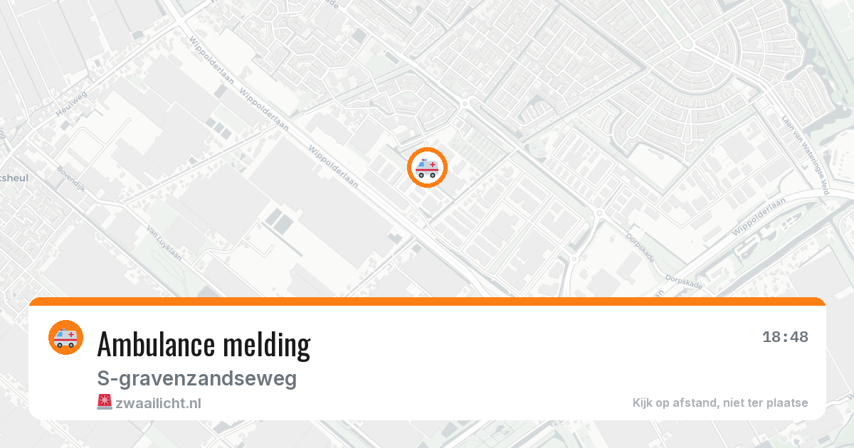 Ambulance melding — 8 jul 2026