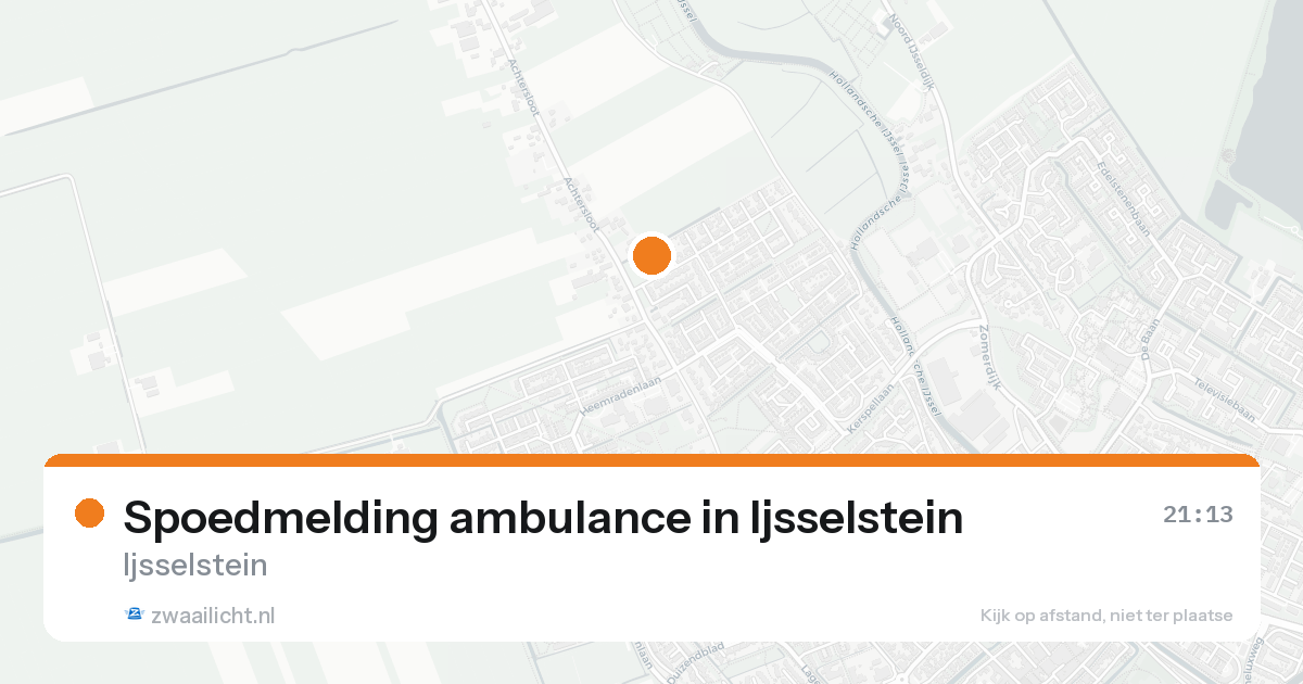 Spoedmelding ambulance in Ijsselstein — 17 aug 2026