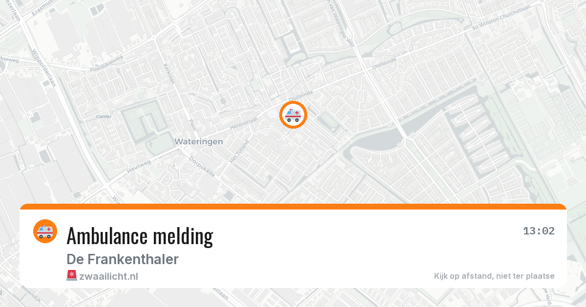 Ambulance melding — 19 mei 2026