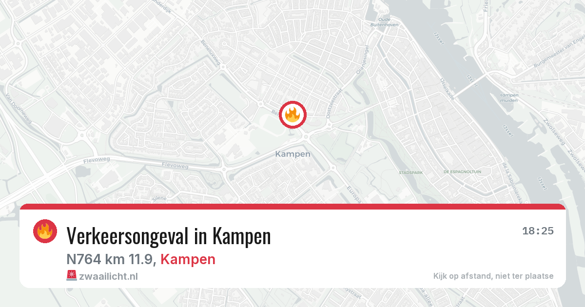 Verkeersongeval in Kampen — 13 mei 2026