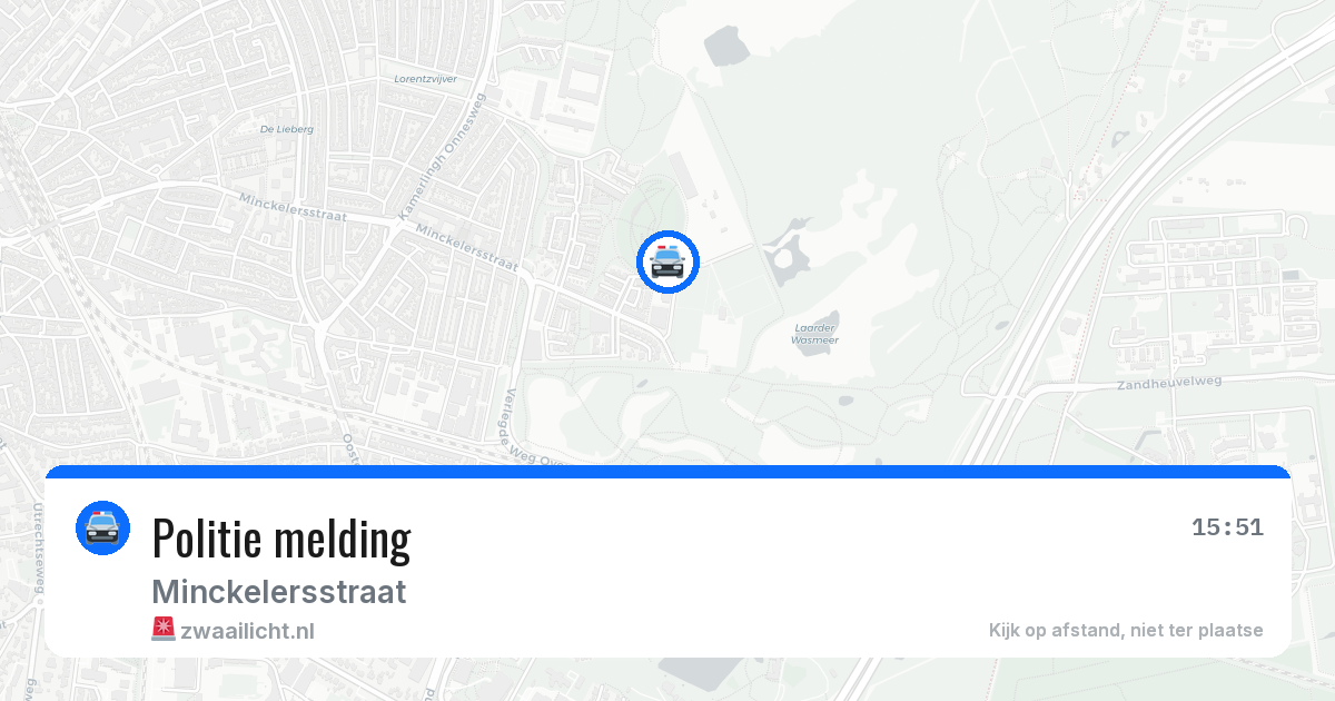Politie melding — 24 mei 2026