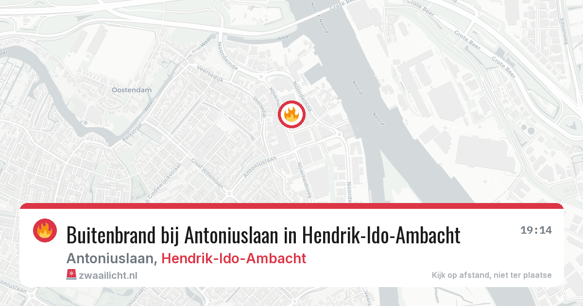 Buitenbrand bij Antoniuslaan in Hendrik-Ido-Ambacht — 30 jun 2026