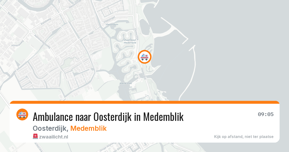 Ambulance naar Oosterdijk in Medemblik — 11 apr 2026