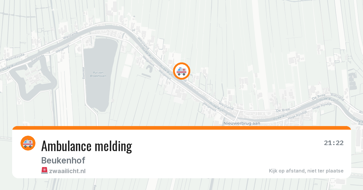 Ambulance melding — 5 mei 2026