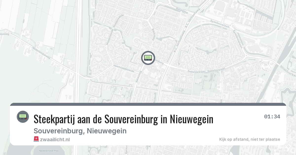 Steekpartij aan de Souvereinburg in Nieuwegein — 6 apr 2026