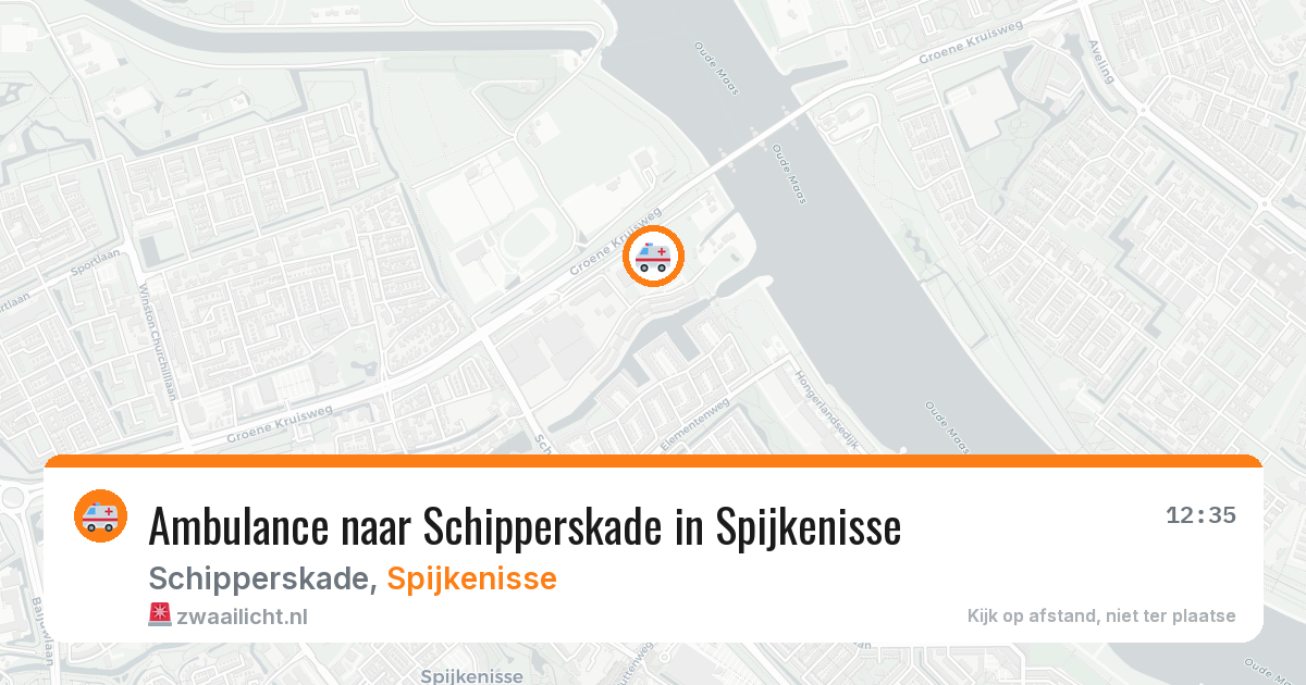 Ambulance naar Schipperskade in Spijkenisse — 12 jun 2026