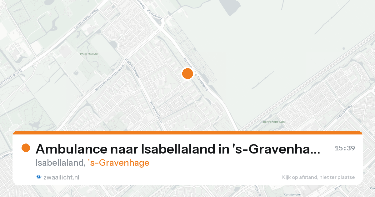 Ambulance naar Isabellaland in 's-Gravenhage — 7 feb 2026