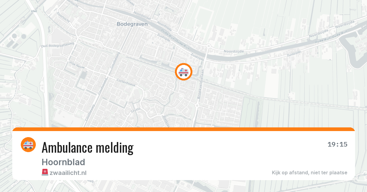 Ambulance melding — 21 jun 2026