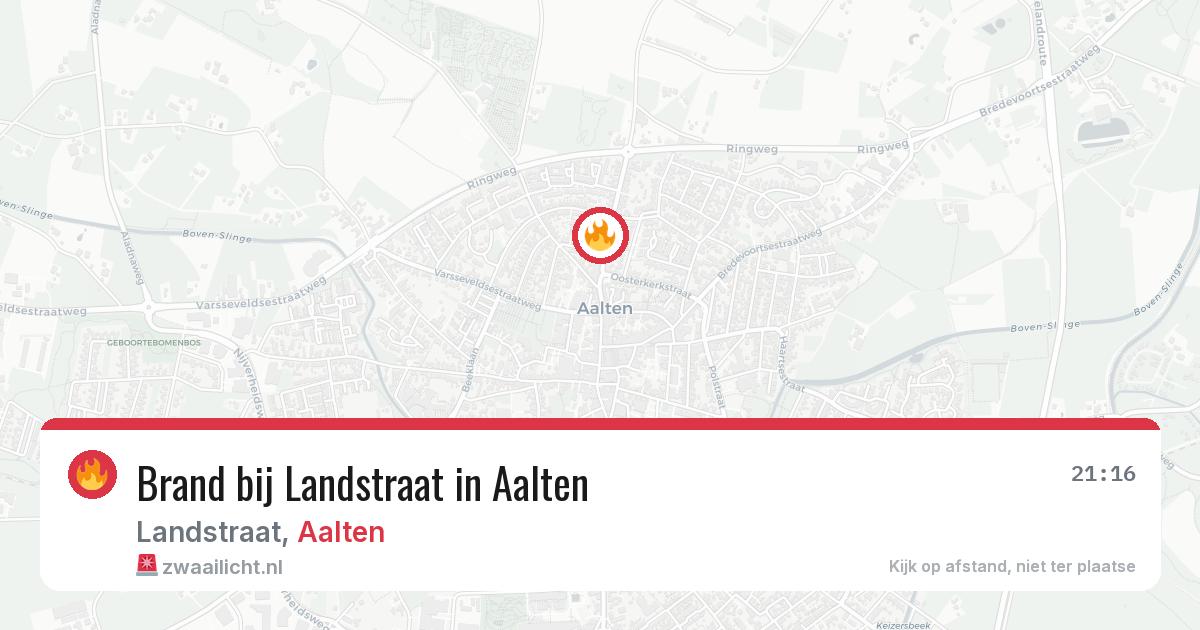 Brand bij Landstraat in Aalten — 8 mei 2026