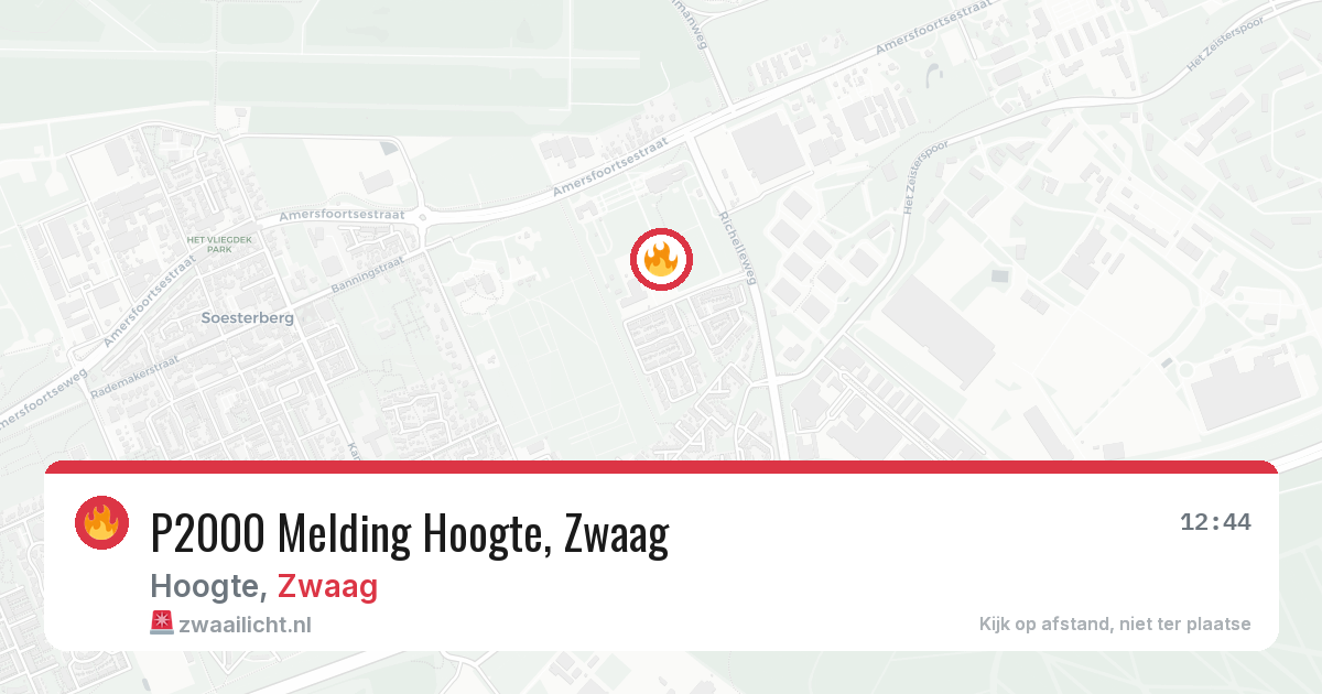 P2000 Melding Hoogte, Zwaag — 8 feb 2026