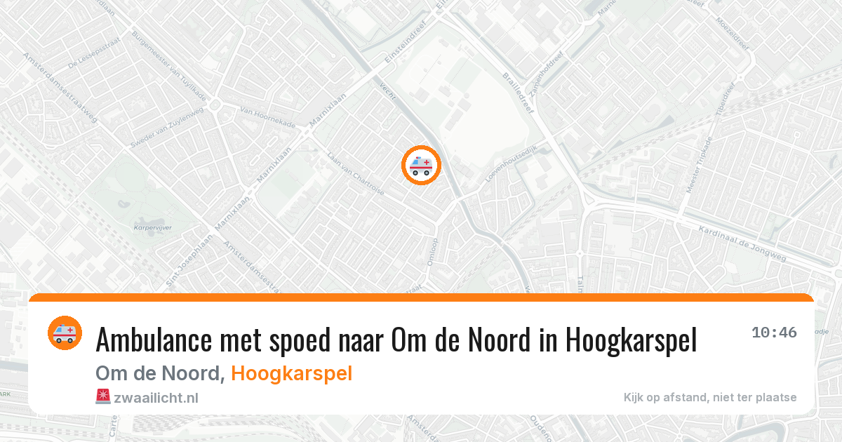 Ambulance met spoed naar Om de Noord in Hoogkarspel — 26 jan 2026