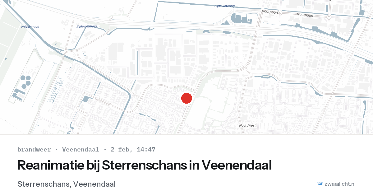 Reanimatie bij Sterrenschans in Veenendaal — 2 feb 2026