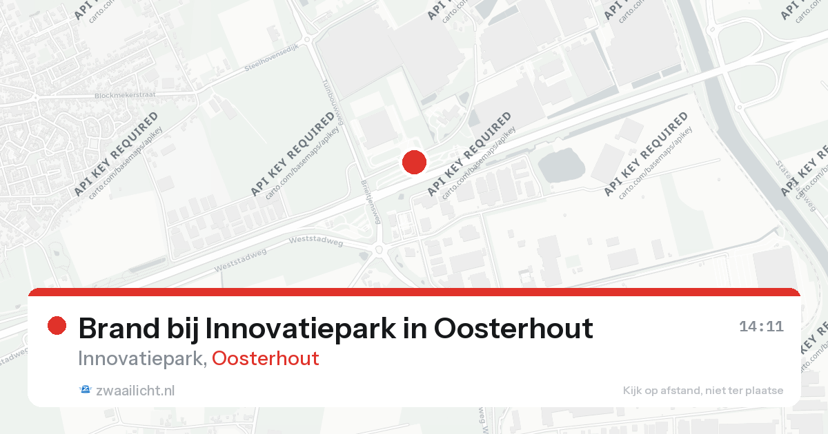Brand bij Innovatiepark in Oosterhout — 5 mei 2026